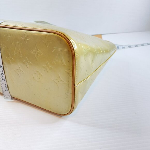 Louis Vuitton LV Handbag Houston Green Vernis - FCM120 - Picture 10 of 13